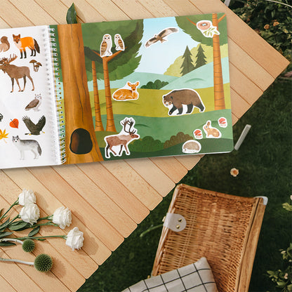 shuThe Sticker Book That Builds Attention Spans – A Hands-On Journey Through Nature
