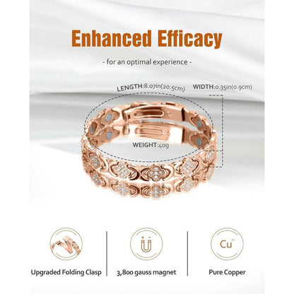 Diystar®  Pure Copper Magnetic Bracelet with 3500 Gauss Effective Magnets Outdoorfun